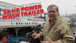 Power Wash Trailer 35HP 8.5GPM @ 3850PSI  Tandem Axle Overview - Start a Power Wash Business