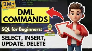 DML Commands in SQL | INSERT, UPDATE, DELETE Explained #dbms 