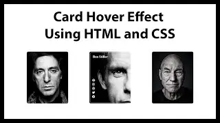 How to create a Card Hover Effect Using HTML and CSS | Smooth Transition Effect
