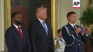 Trump Honors 1st Responders of Congress Attack