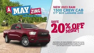 IT'S THE A-MAY-ZING SAVINGS EVENT AT DENTON DODGE!