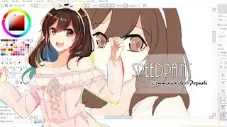 【SAI Speedpaint】Commission for Popushi (Part 1)