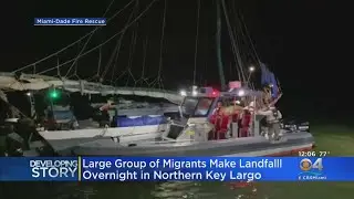 Large Group Of Migrants Landed In Northern Key Largo