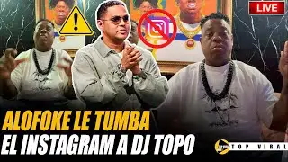 DJ TOPO ENOJADO PORQUE ALOFOKE LE TUMBO SU INSTAGRAM OTRA VES 😱