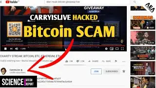 BITCOIN SCAM!! CARRYISLIVE CHANNEL Hacked | CARRYMINATI GAME CHANNEL H**KED| Cryptocurrency Scam