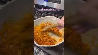 Cheap and Easy Chorizo potato burritos #easy #breakfast #food #shortsvideo #shorts #viral #cooking