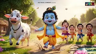 Little Krishna Song छोटी छोटी गैया - Choti Choti Gaiya Chote Chote Gwal | Krishna Song