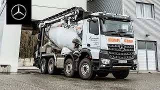 Manuel and his Arocs concrete mixer | Mercedes-Benz Trucks
