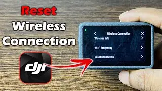 DJI Osmo Action 3: How to Reset WIFI Wireless Connection | Full Guide