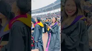 Tu convocation ceremony ❤️. Delay posted though,it&rsquo;s a feeling.