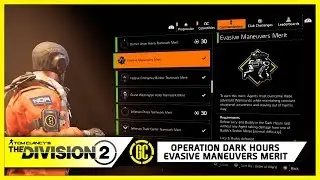 Evasive Maneuvers Merit | The Division 2