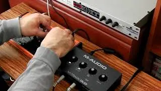 Oblique mask Chillwave session Behringer CRAVE M-Audio MTrack DUO Digitech DSP128 Superteclados.com