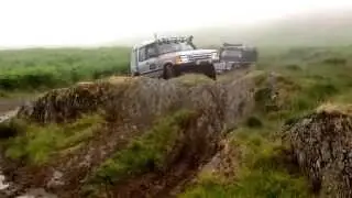 Happy Valley in Wales with discovery 2,3 & defender  TD5