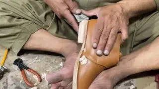 Crafting a Bespoke Handmade Shoe Sole: Step-by-Step Artistry