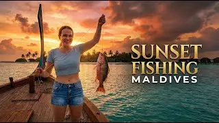 Sunset fishing In the Maldives Its A MUST!
