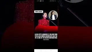 Alicia Keys launch fund for black owned businesses.