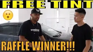 20% Tint on a 2018 Subaru WRX (FREE TINT Raffle Winner!)