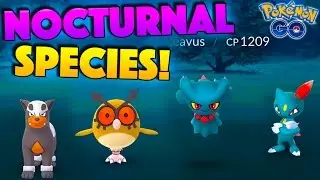 NEW NOCTURNAL SPECIES DISCOVERED! Do These Spawn MORE at Night? POKEMON GO MYTHBUSTERS!