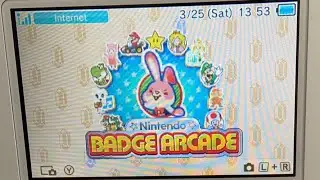 Nintendo Badge Arcade (3DS, 2014) - scrolling through 7k+ badges before eShops closes