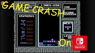 What happens when you get NES Tetris Game Crash on Nintendo Switch