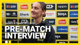 Vic Esson gives insight ahead of Canberra | PRE-MATCH INTERVIEW | Canberra vs Phoenix RD13 25/26