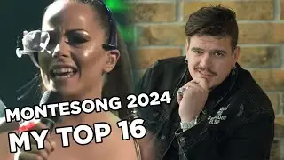 🇲🇪 Montesong 2024 - My Top 16 with comments (before the show) | Eurovision 2025 Montenegro