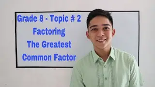 Factoring by Greatest Common Factor / Greatest Monomial Factor I Señor Pablo TV