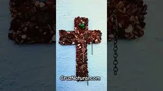 Original Art Creation -  Made of Rocks Wall Cross