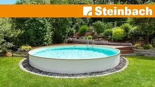 Stahlwandpool Styria | Steinbach | F&uuml;hle dich mit der Sandfolie wie am Strand