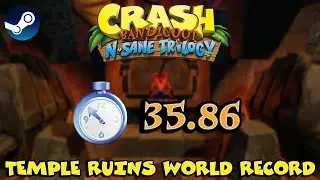 Temple Ruins 35.86 (Former World Record) Crash Bandicoot NST (PC)