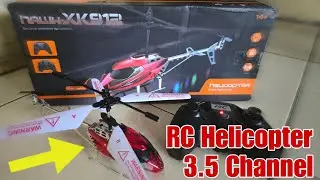 Review RC Helicopter Murah 3.5 Channel | hawk-XK912