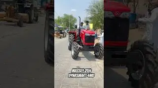 Massey Ferguson 254 DynaSmart 4WD | दमदार Test Drive | Power⚡️ #farmer #agriculture #desi  #shorts