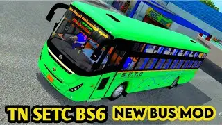 NEW TN SETC BS6 🎀 BUS MOD BUSSID  REVIEW TAMIL