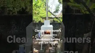Clear waste burner for houses with low price. #incinerator #lowprice #kerala #wasteburner #homewaste