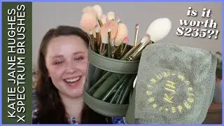 KATIE JANE HUGHES x SPECTRUM COLLECTIONS BRUSH SET *IN DEPTH* REVIEW | KJHxSPECTRUM