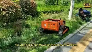 Vigorun Multifunctional RC Mower &mdash; Cutting Power, Precision Build, and Professional Packaging