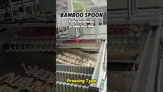 Bamboo Spoon manufacturing #bambooskewer #Bamboo