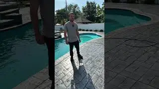 How to Make Your Stamped Concrete Pool Deck Slip-Resistant✅