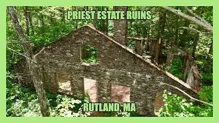 Exploring the ABANDONED Priest Estate Ruins (Rutland, MA) [feat. Tom from GoXplr]