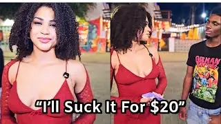 Black Guy Simps and Embarrasses Himself For Random Woman