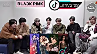 BTS Reaction to Blackpink 'Tiktok' (episode 33) [Fanmade 💜💛]