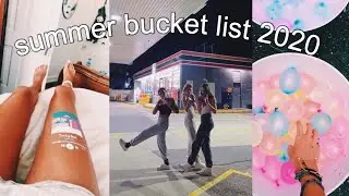 summer bucketlist 2020