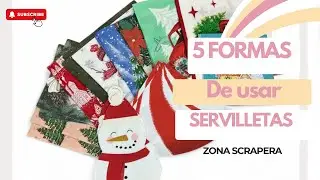 5 formas de usar servilletas/zona Scrapera 