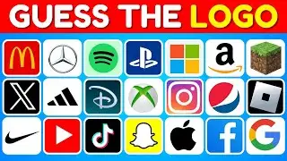 Only 1% Can Guess All Logos 😱 | Brand Logo Quiz | Test Your Brain