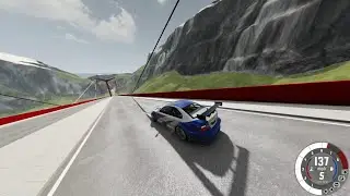Cars crash into a high-speed intersection #1 BeamNG.Drive