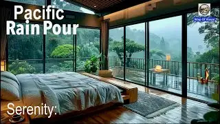 Serenity: Pacific Rain Pour #rain #solitude #asmr #decompress #calm #anxietyrelief #water #therapy
