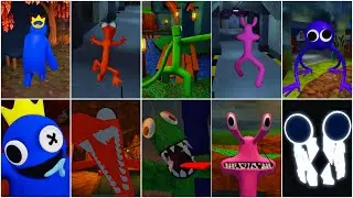 Rainbow Friends 1: Roleplay vs Jumpscare (Top 5 Monsters) 😱🔥