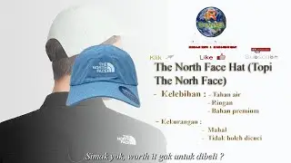 The North Face waterproof hat (Topi The North Face anti air) English Subtitle available