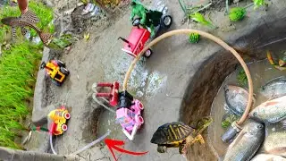 Catch Fish Using Mini Water&nbsp; Pump I Water Pump Fishing I Diy Tractor @minifishcreator