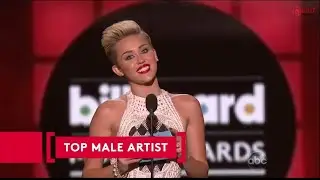 Miley Cyrus Presents Justin Bieber Best Male Artist 2013 Billboard Music Awards HD Quailty